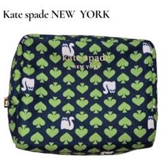 美品】ケイトスペード/kate spade ポーチ ねこ グリーン - メルカリ