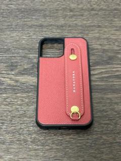 HANATORA ストラップ付きiPhoneケース レッド