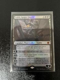 mtg 蜘蛛の女王ロルス 年数箔押しプロモfoil 英語日本語2枚セット afr mtg 蜘蛛の女王ロルス 年数箔押しプロモ foil afr - メルカリ
