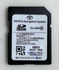 TOYOTA トヨタ 純正ナビ NSCD-W66 地図SDカード 2016年秋 - メルカリ