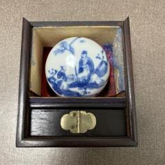 東*堂様 骨董品　印箱　朱肉入　中国美術　印材　印泥　中国上海　中国顔料公司 東*堂様 骨董品 印箱 朱肉入 中国美術 印材 印泥 中国上海 中国