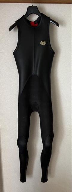 DOVE ブラック フルジャージ　ウェットスーツ Lサイズ　中古品 アウトレットウェットスーツ・メンズMサイズ/国産高級ウェット