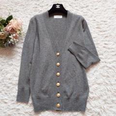 美品 ドゥーズィエムクラス カシミヤ ウール 金ボタン