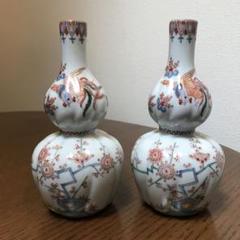 古伊万里　柿右衛門手錦手猪口　５客　箱付き　R81-2 古伊万里 柿右衛門手錦手猪口 5客 箱付き R81-2