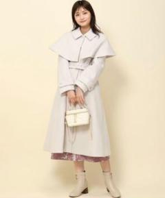 【新品】ミッシュマッシュ　ポンチョコート　ウールコート 2025年最新】MISCH MASCH ポンチョコートの人気アイテム - メルカリ