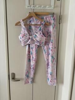タイダイ柄 ブラトップとレギンスセット Lサイズ forever21 タイダイ柄 ブラトップとレギンスセット Lサイズ forever21