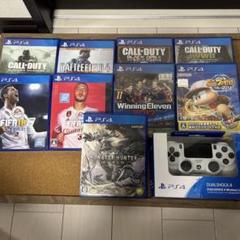 PS4 ゲームタイトルセット + DualShock 4 ジャンク