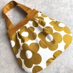 ハンドメイド グラニーバッグ バルーンバッグ トートバッグ ショルダー フラワー