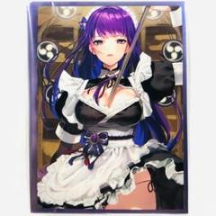 原神 雷電将軍 メイド服 スリーブ ミッドナイトブルー