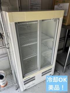 【中古】サンデン　冷蔵ショーケース　MUS-84XC　ホワイト　有効容量154L サンデン MUS-0908X|スライド扉・薄型・450mm以下|小型冷蔵
