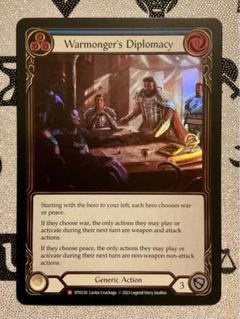 Warmonger's Diplomacy FAB 戦争屋の外交術　3枚セット FaB] 「Warmonger's Diplomacy」戦争屋の外交術 - メルカリ