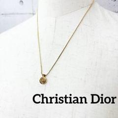 Dior ディオール ゴールド サークル ネックレス 金 希少 ロゴ