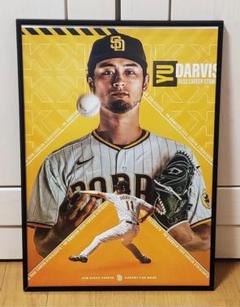 パドレス ダルビッシュ有 MLB A3サイズポスターフレーム付き 各種