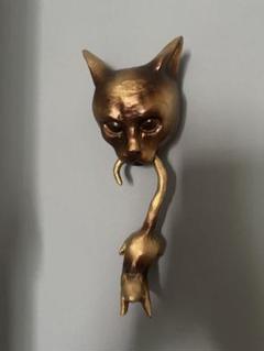 彫刻家 吉岡ひろ ブロンズ カマキリ レリーフ 壁掛け 飾り 彫刻家 吉岡ひろ ブロンズ カマキリ レリーフ 壁掛け 飾り