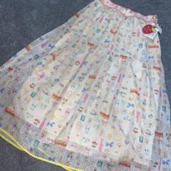 フランシュリッペ　シェリーラファムミニチュアコレクターロングスカートミルク未使用 フランシュリッペ シェリーラファムミニチュアコレクターロング