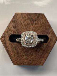 遺品整理」 金 PT900 D1.000ct 刻印ダイヤモンドリング13# 遺品整理」 金 PT900 D1.000ct 刻印ダイヤモンドリング13#