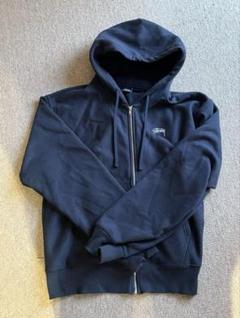 Stussy ネイビーパーカー STUSSY（ステューシー）の「Basic Stussy Zip Hood（パーカー