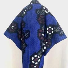 有松鳴海絞り　浴衣　流れる花模様　身丈160cm 上質　No.2-98