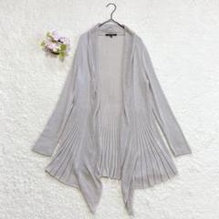 日本製★ワールド 【エッシュ】 サマーニット カーディガン （L） フレア