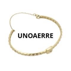 UNOAERRE K18イエローゴールドスタッズバングル 29177 | UNOAERRE