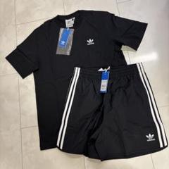 新品　アディダスオリジナルス　メンズ　セットアップ上下　ショートパンツ　セットL