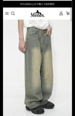 有 MENES Sand Washed Baggy Jeans 2025年最新】Menes sand washed baggy jeansの人気アイテム