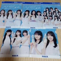 カルピス選抜乃木坂46 オリジナルクリアファイル 5枚セット