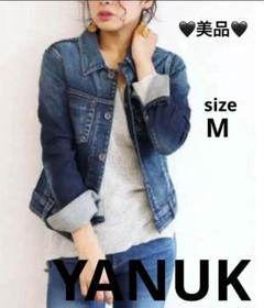YANUK ヤヌーク　カバーオールデニムジャケット　M　2021 2025年最新】YANUK Gジャン・デニムジャケット・カバーオールの