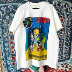 レトロ ベティー ティーシャツ 夏 半袖 メンズ 新品 XL ２XL ホワイト