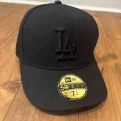 New Era 59FIFTY ブラック LAキャップ 7 1/4のサムネイル