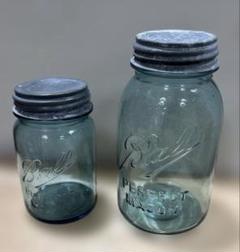 アンティーク ボールジャー メイソンジャー Ball jar 瓶 2個セット アンティーク ボールジャー メイソンジャー Ball jar 瓶 2個