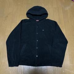 爆売り！ supreme 黒 フリースフーデッドコーチジャケット シュプリーム ジャケット・アウター
