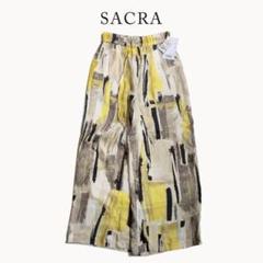 新品 24SS SACRA サクラ UNITED ARROWS パンツ プリント