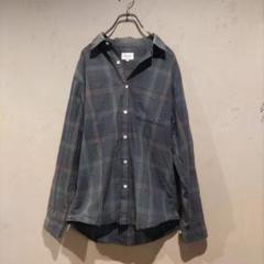 【BEAMS 】ビッグ チェック ミニレギュラーカラー シャツ