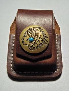 インディアン＊エナメル七宝　＊アメリカン.ナショナルバンク＊ビンテージzippo インディアン＊エナメル七宝 ＊アメリカン.ナショナルバンク
