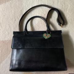 本革バック 黒(ショルダー)