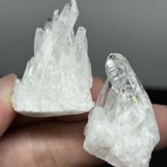 天然石　水晶　クラスター　2点　112