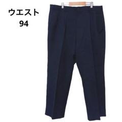 大きめ ズボン パンツ アジャスター付き スーツ サイズ調整可 センタープレス