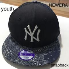 ニューエラ キャップ NEWERA ペイズリー CAP 帽子 youth キッズ