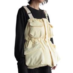 うきこ BELPER ポケットダウンベスト クリームイエロー 23AW うきこ様専用 BELPER ポケットダウンベスト クリームイエロー