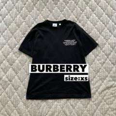 ゆかりんです【極美品】バーバリー　半袖Tシャツ　ブラック　ロゴ shopbring_3224k250025