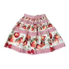 innocent worldスカートいちごギンガムレッド　新品タグ付き innocent worldスカートいちごギンガムレッド 新品タグ付き
