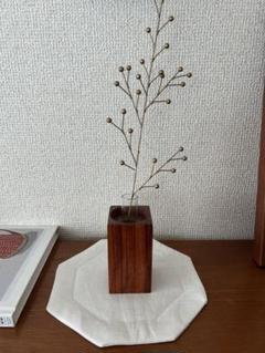Pichon オクトゴナル　フランスヴィンテージ　八角形ホワイトプレート 新しいスタイル Pichon オクトゴナル フランスヴィンテージ 八