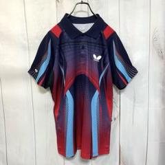 【訳あり】バタフライ Butterfly スポーツウェア ポロ メンズ L相当