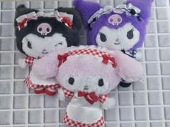 マイメロディ クロミ ギンガムチェックメイド ぬいぐるみ 3種