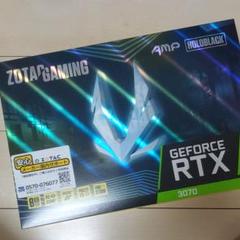 新品未開封 ZOTAC Geforce RTX 3070 AMP HOLO黒