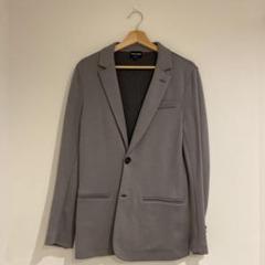 【GIORGIO ARMANI】ネイビー　テーラードジャケット　46 綿 GIORGIO ARMANI(ジョルジオアルマーニ) テーラードジャケット