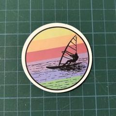 80s Gatorwind ステッカー Bordsailingウインドサーフィン Vintage 1980's Gullwing Phoenix Trucks Skateboard Sticker
