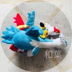 ポケモン　ぬいぐるみ ラティアスラティオスピカチュウ ポケモンセンターフクオカR ぬいぐるみ ラティアス ラティオス ピカチュウ ポケモンセンター
