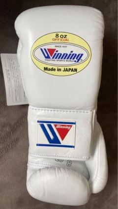 Winning ボクシンググローブ ホワイト 未使用 Winning ボクシンググローブ 14 oz ホワイト - メルカリ